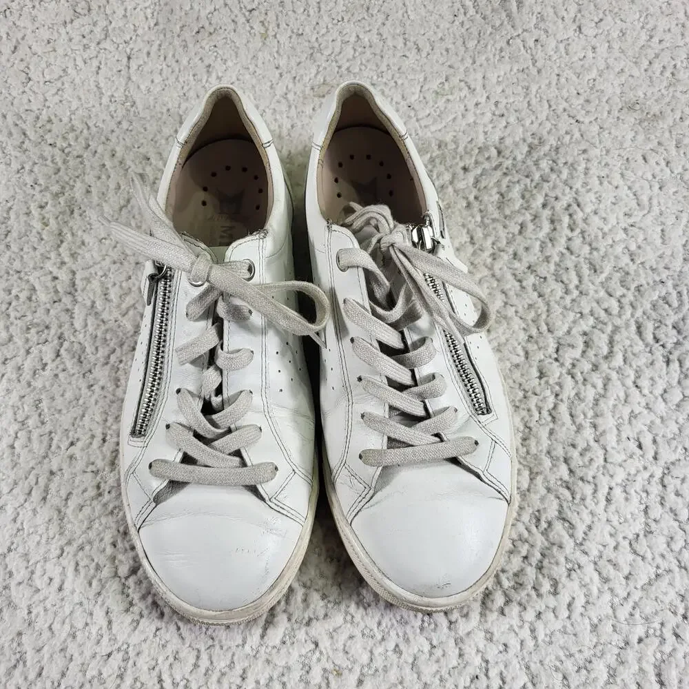 Mephisto Nikita Women's White Leather Fashion Sneakers size 6.5